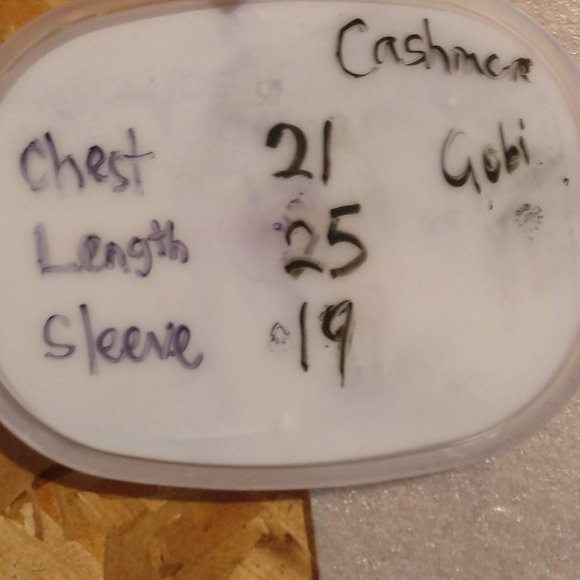 Gobi 100%Mongolian CASHMERE Turtleneck Chunky Pullover Sweater w/Measurement L - Picture 4 of 8